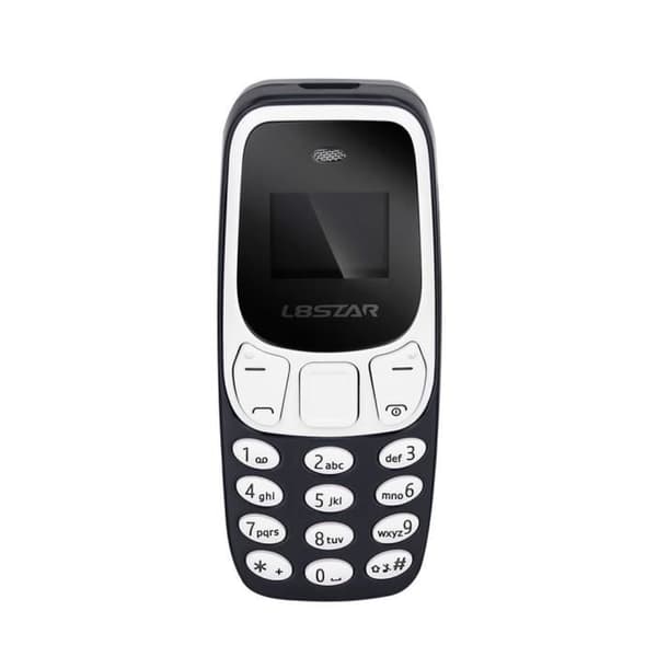 L8STAR BM10 Mini Quad Band olåst telefon Bluetooth Dialer 2 kort Låg strålning