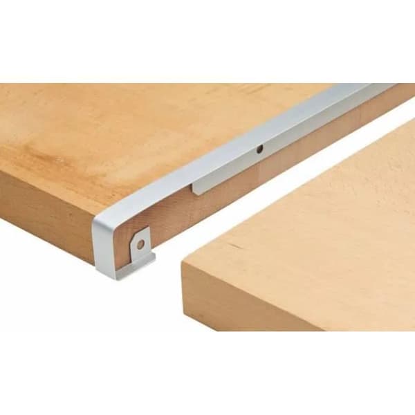 Profil aluminium kant till kant 2/4R 38mm R9/1mm x 670mm NORDLINGER 680113