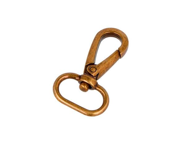 Kit inredning möbel Innspiro - A15070302 - VELOX Karbinhake Oval Ring Zamak Guld Antik 20,50 mm 5u.