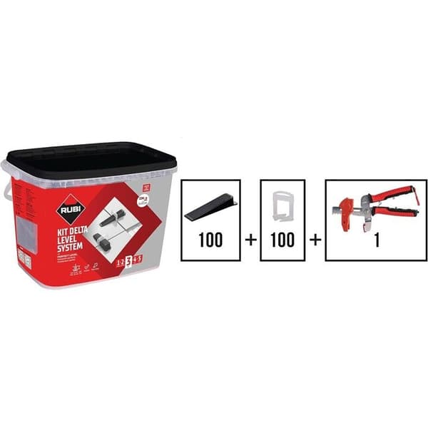 Kit för nivellering 1,5 mm DELTA V4 | 03957 - Rubi
