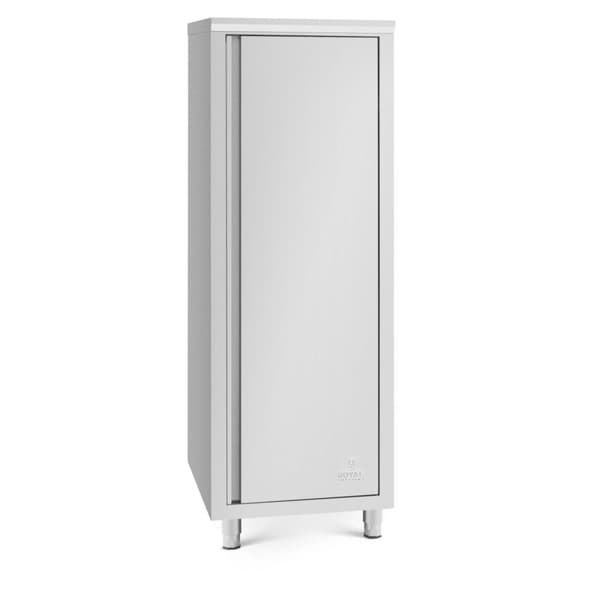 Diskskåp i rostfritt stål - 60 x 60 x 180 cm - Royal Catering