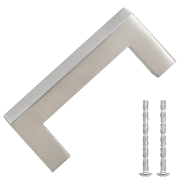 vidaXL Skåphandtag 10 st silver 64 mm rostfritt stål