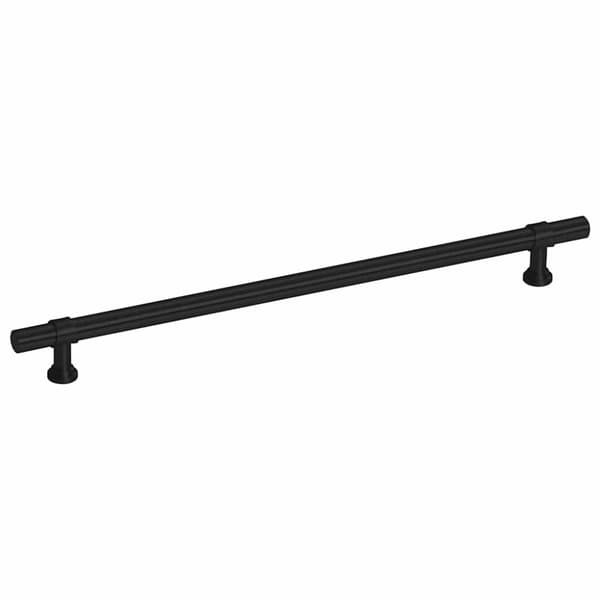 vidaXL Skåphandtag 5 st svart 224 mm rostfritt stål