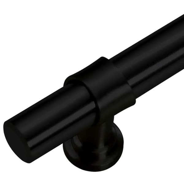 vidaXL Skåphandtag 5 st svart 224 mm rostfritt stål