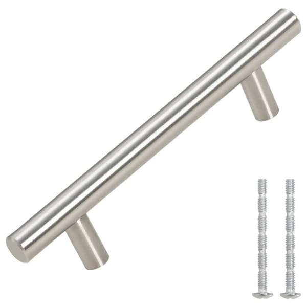 vidaXL Skåphandtag 10 st silver 96 mm rostfritt stål