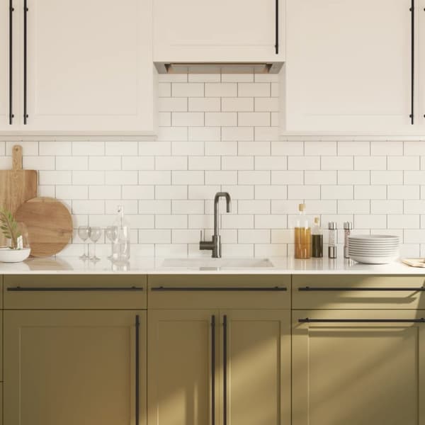 vidaXL Skaphåndtak 10 stk svart 480 mm rustfritt stål