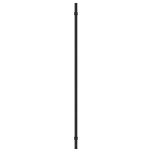 vidaXL Skaphåndtak 10 stk svart 480 mm rustfritt stål