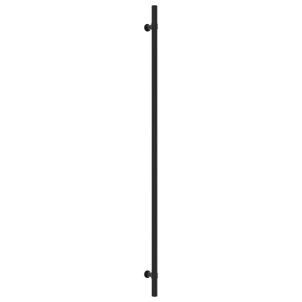 vidaXL Skaphåndtak 10 stk svart 480 mm rustfritt stål