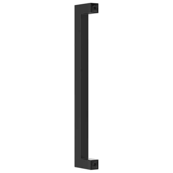 vidaXL Skaphåndtak 10 stk svart 192 mm rustfritt stål