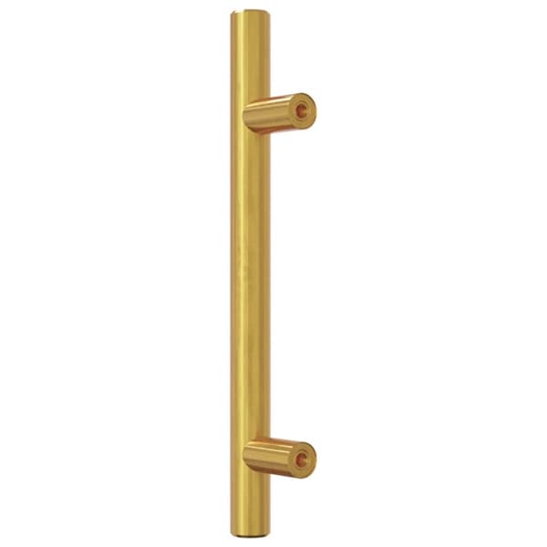 vidaXL skabshåndtag 20 stk. 96 mm rustfrit stål guldfarvet