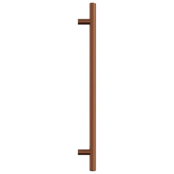 vidaXL skabshåndtag 5 stk. 224 mm rustfrit stål bronzefarvet