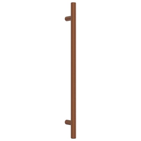vidaXL skabshåndtag 5 stk. 224 mm rustfrit stål bronzefarvet