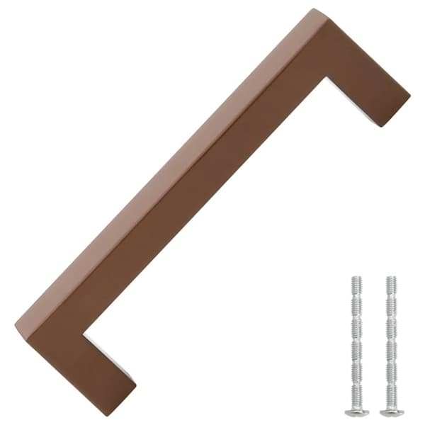 vidaXL skabshåndtag 10 stk. 128 mm rustfrit stål bronzefarvet