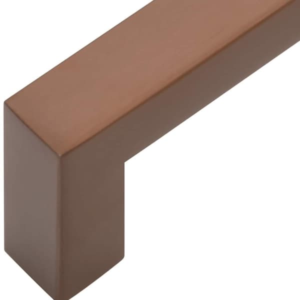 vidaXL skabshåndtag 10 stk. 128 mm rustfrit stål bronzefarvet