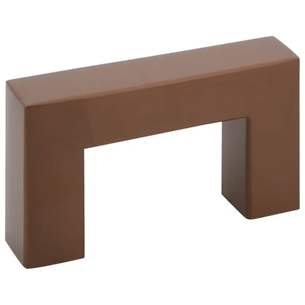 vidaXL skabshåndtag 10 stk. 64 mm rustfrit stål bronzefarvet