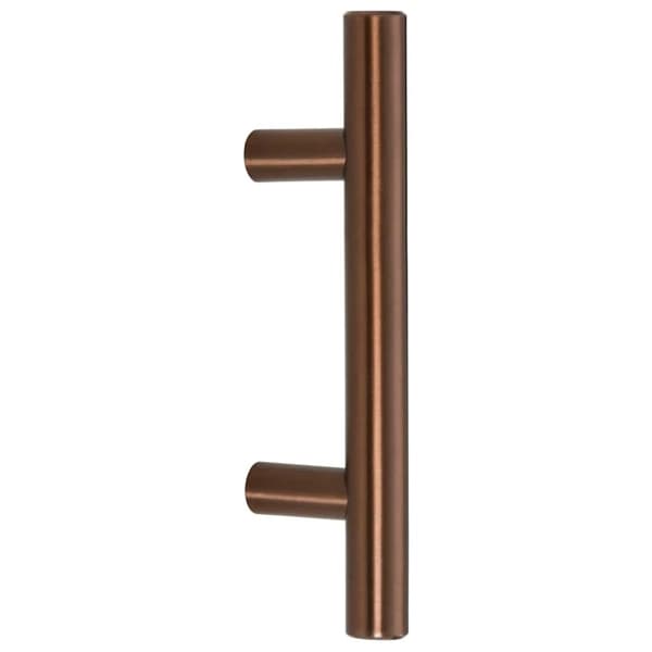 vidaXL skabshåndtag 10 stk. 64 mm rustfrit stål bronzefarvet