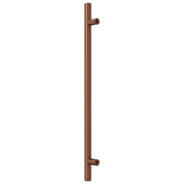 vidaXL skabshåndtag 10 stk. 224 mm rustfrit stål bronzefarvet