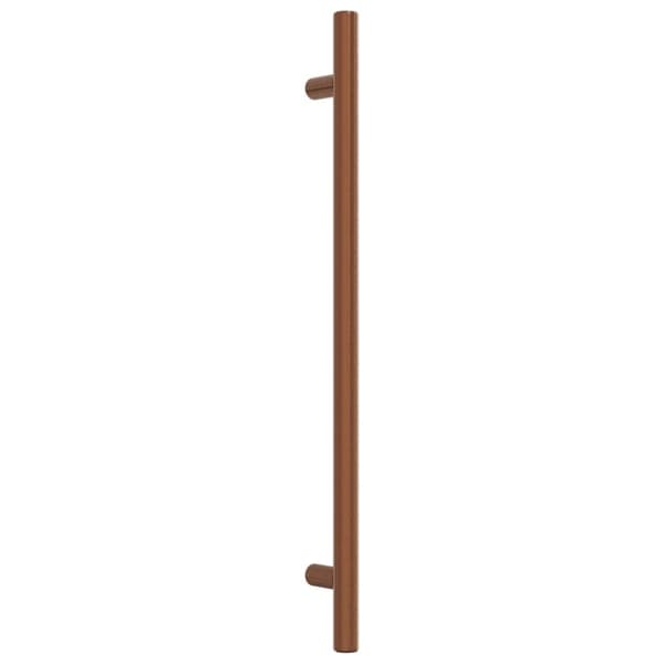 vidaXL skabshåndtag 10 stk. 224 mm rustfrit stål bronzefarvet