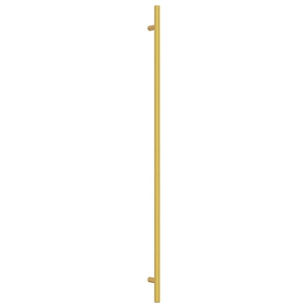 vidaXL Kaapin kahvat 10 kpl kulta 480 mm ruostumaton teräs