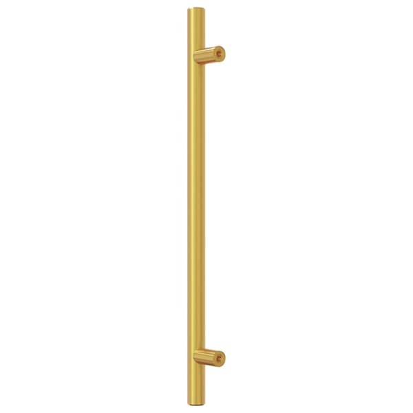 vidaXL skabshåndtag 10 stk. 192 mm rustfrit stål guldfarvet
