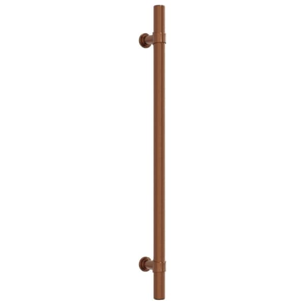 vidaXL skabshåndtag 10 stk. 224 mm rustfrit stål bronzefarvet
