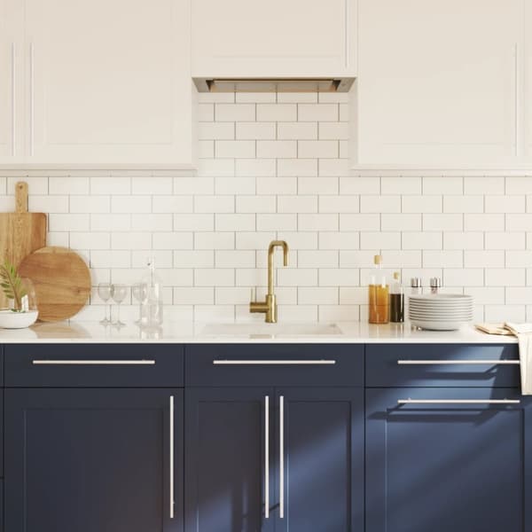 vidaXL skabshåndtag 10 stk. 320 mm rustfrit stål sølvfarvet