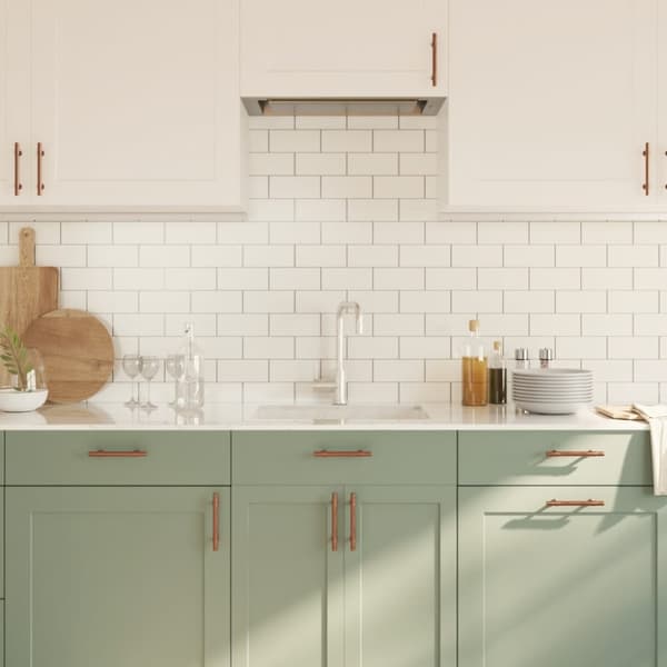 vidaXL skabshåndtag 20 stk. 96 mm rustfrit stål bronzefarvet