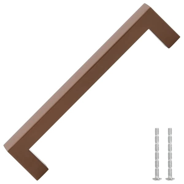 vidaXL skabshåndtag 10 stk. 160 mm rustfrit stål bronzefarvet