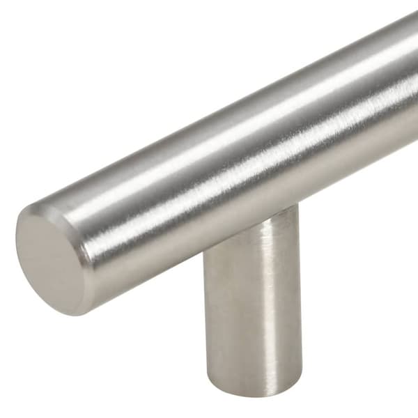 vidaXL skabshåndtag 10 stk. 128 mm rustfrit stål sølvfarvet