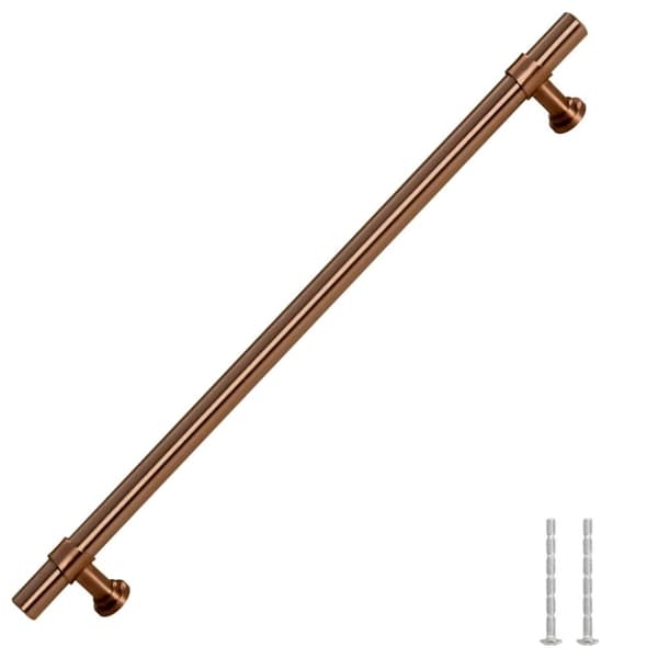 vidaXL skabshåndtag 5 stk. 480 mm rustfrit stål bronzefarvet