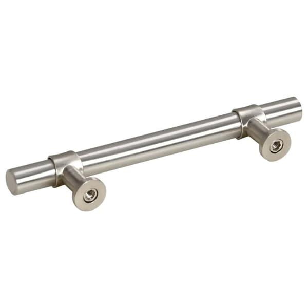 vidaXL skabshåndtag 10 stk. 96 mm rustfrit stål sølvfarvet