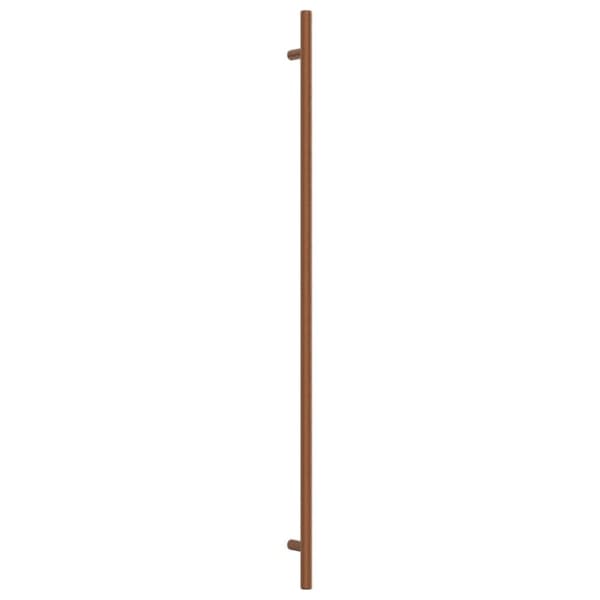 vidaXL skabshåndtag 10 stk. 480 mm rustfrit stål bronzefarvet