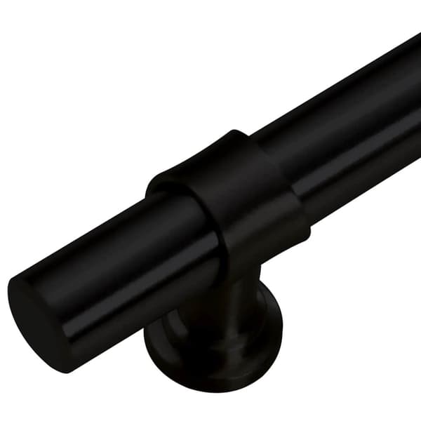 vidaXL Skåphandtag 10 st svart 96 mm rostfritt stål