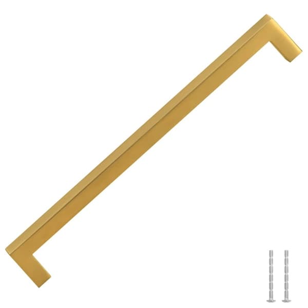 vidaXL skabshåndtag 5 stk. 224 mm rustfrit stål guldfarvet