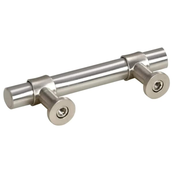vidaXL skabshåndtag 10 stk. 64 mm rustfrit stål sølvfarvet