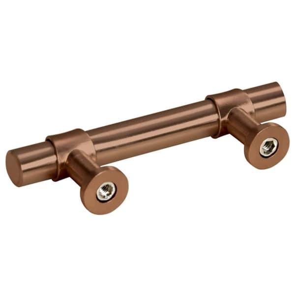 vidaXL skabshåndtag 10 stk. 64 mm rustfrit stål bronzefarvet