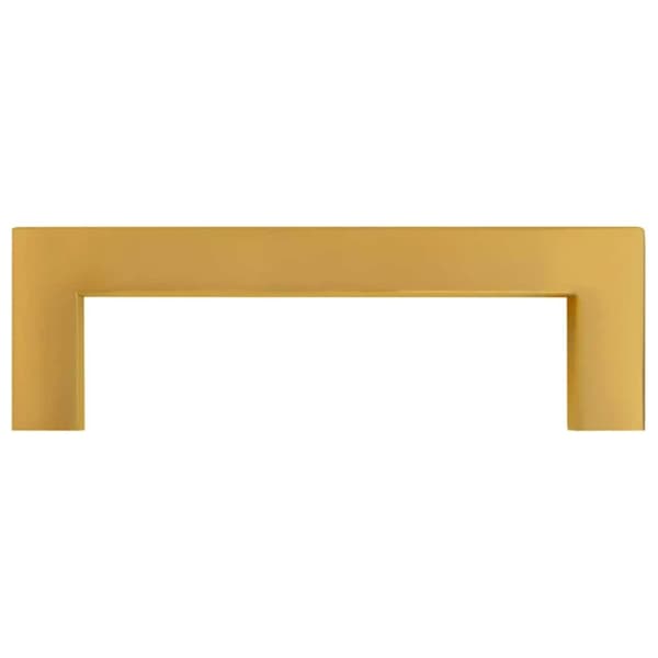 vidaXL skabshåndtag 10 stk. 96 mm rustfrit stål guldfarvet