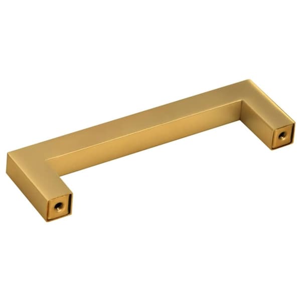 vidaXL skabshåndtag 10 stk. 96 mm rustfrit stål guldfarvet