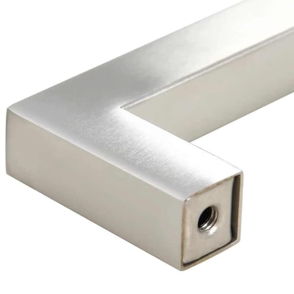 vidaXL skabshåndtag 10 stk. 128 mm rustfrit stål sølvfarvet