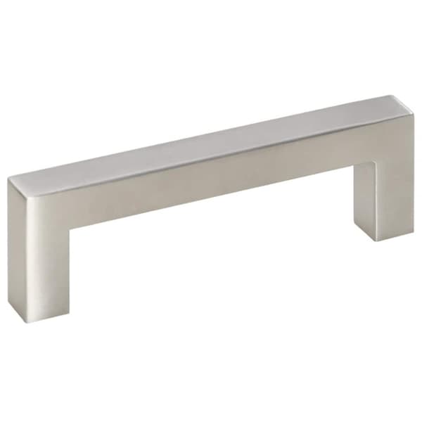 vidaXL skabshåndtag 10 stk. 96 mm rustfrit stål sølvfarvet
