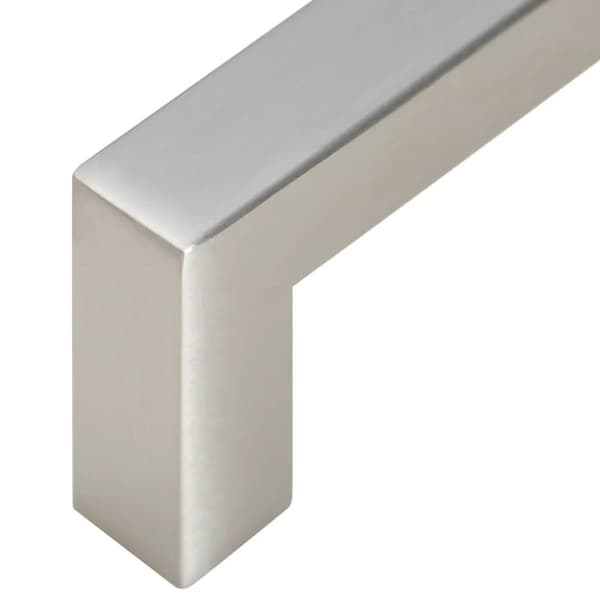 vidaXL skabshåndtag 10 stk. 96 mm rustfrit stål sølvfarvet