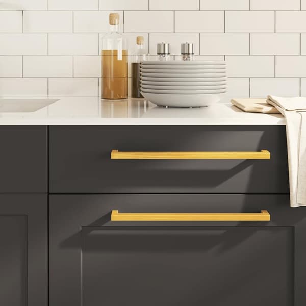 vidaXL Skaphåndtak 5 stk gulv 320 mm rustfritt stål