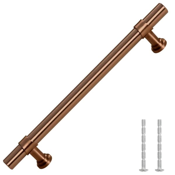 vidaXL skabshåndtag 10 stk. 128 mm rustfrit stål bronzefarvet