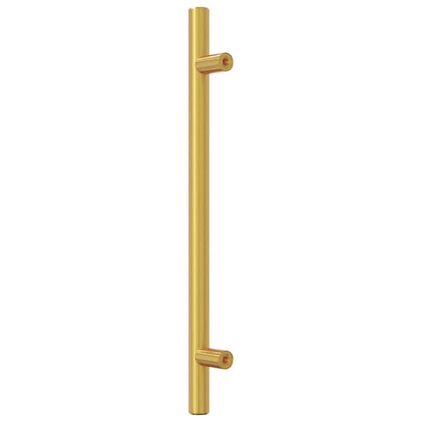 vidaXL skabshåndtag 20 stk. 160 mm rustfrit stål guldfarvet