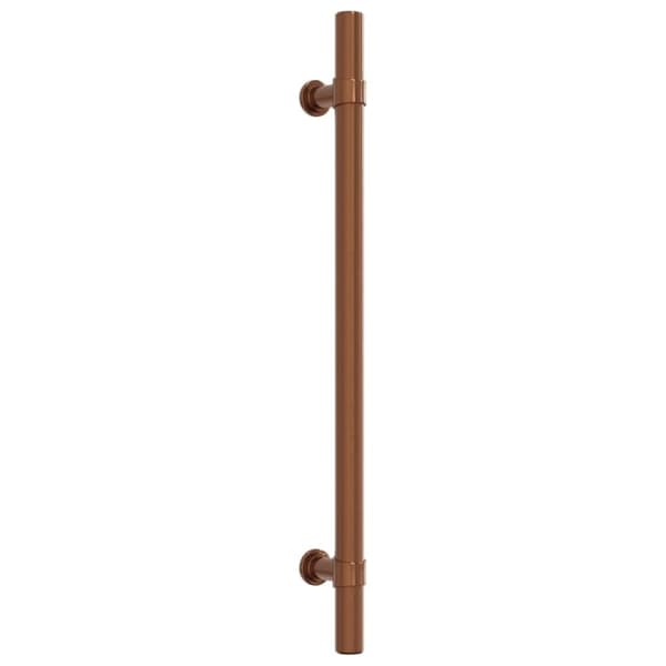 vidaXL skabshåndtag 10 stk. 192 mm rustfrit stål bronzefarvet
