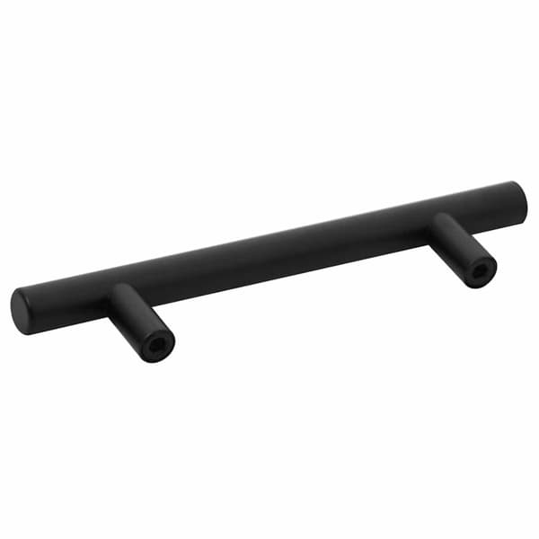 vidaXL Skåphandtag 10 st svart 96 mm rostfritt stål