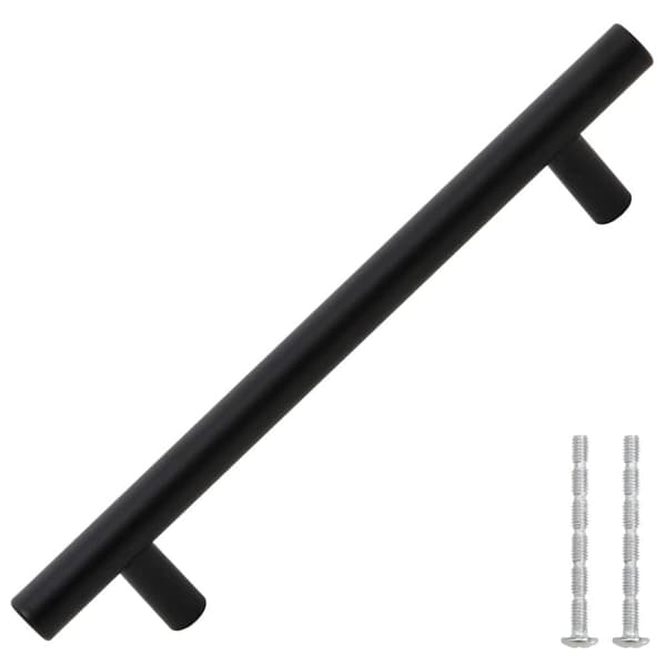 vidaXL Skåphandtag 10 st svart 160 mm rostfritt stål