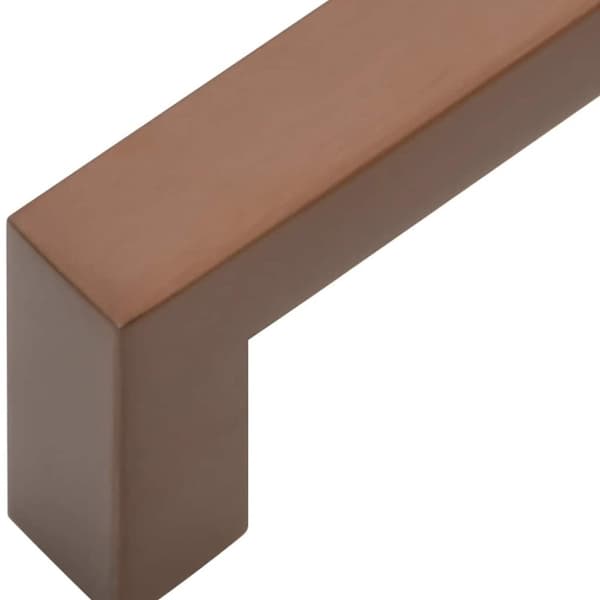 vidaXL skabshåndtag 5 stk. 192 mm rustfrit stål bronzefarvet