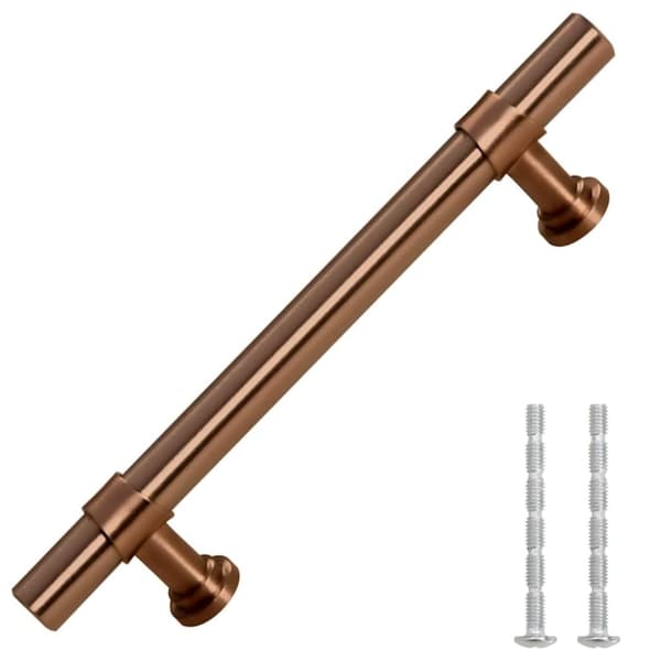 vidaXL skabshåndtag 10 stk. 96 mm rustfrit stål bronzefarvet
