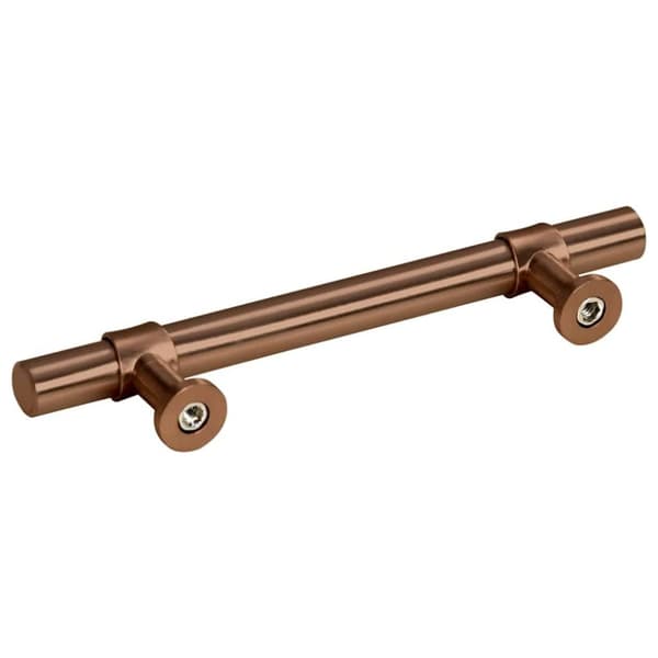 vidaXL skabshåndtag 10 stk. 96 mm rustfrit stål bronzefarvet